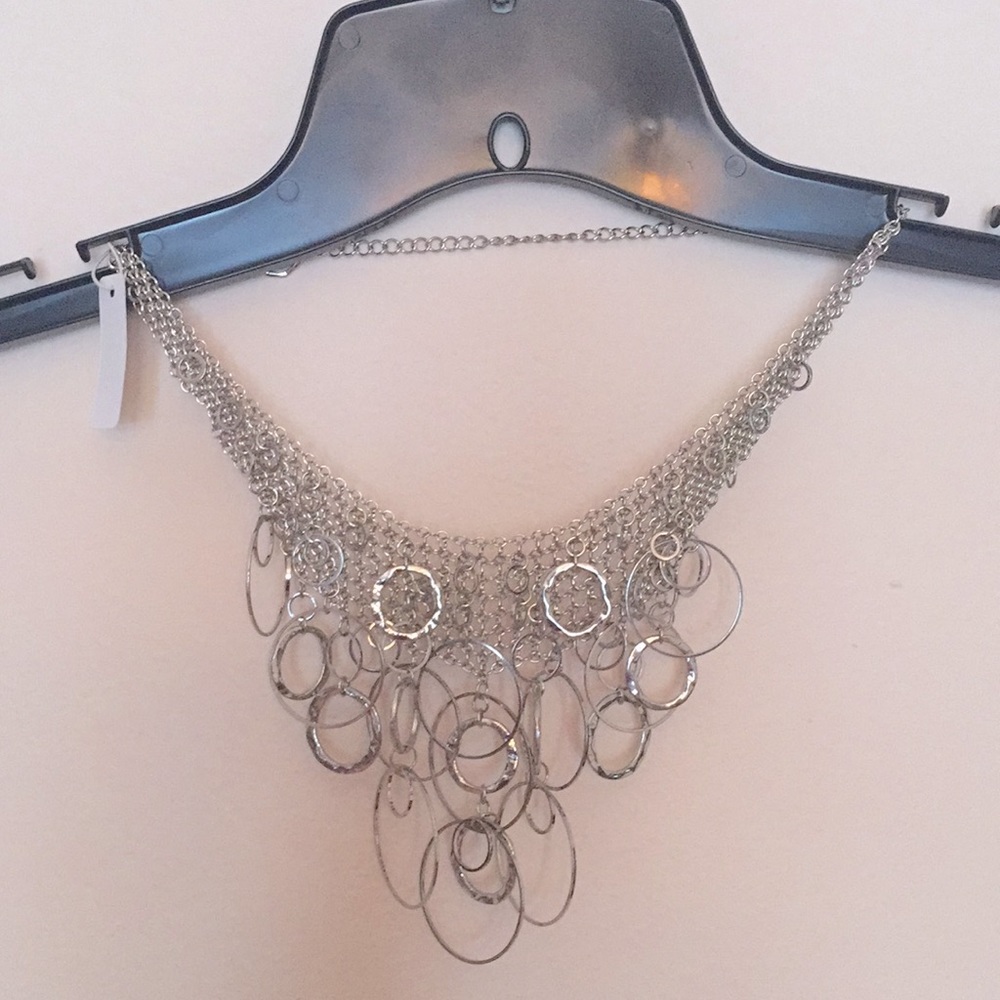 Silver chain necklace